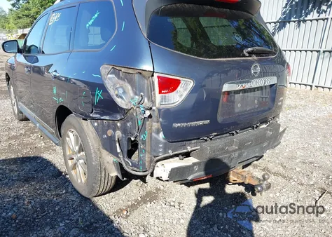 2014 Nissan Pathfinder Sl из США, поврежденный, VIN 5N1AR2MMXEC685578